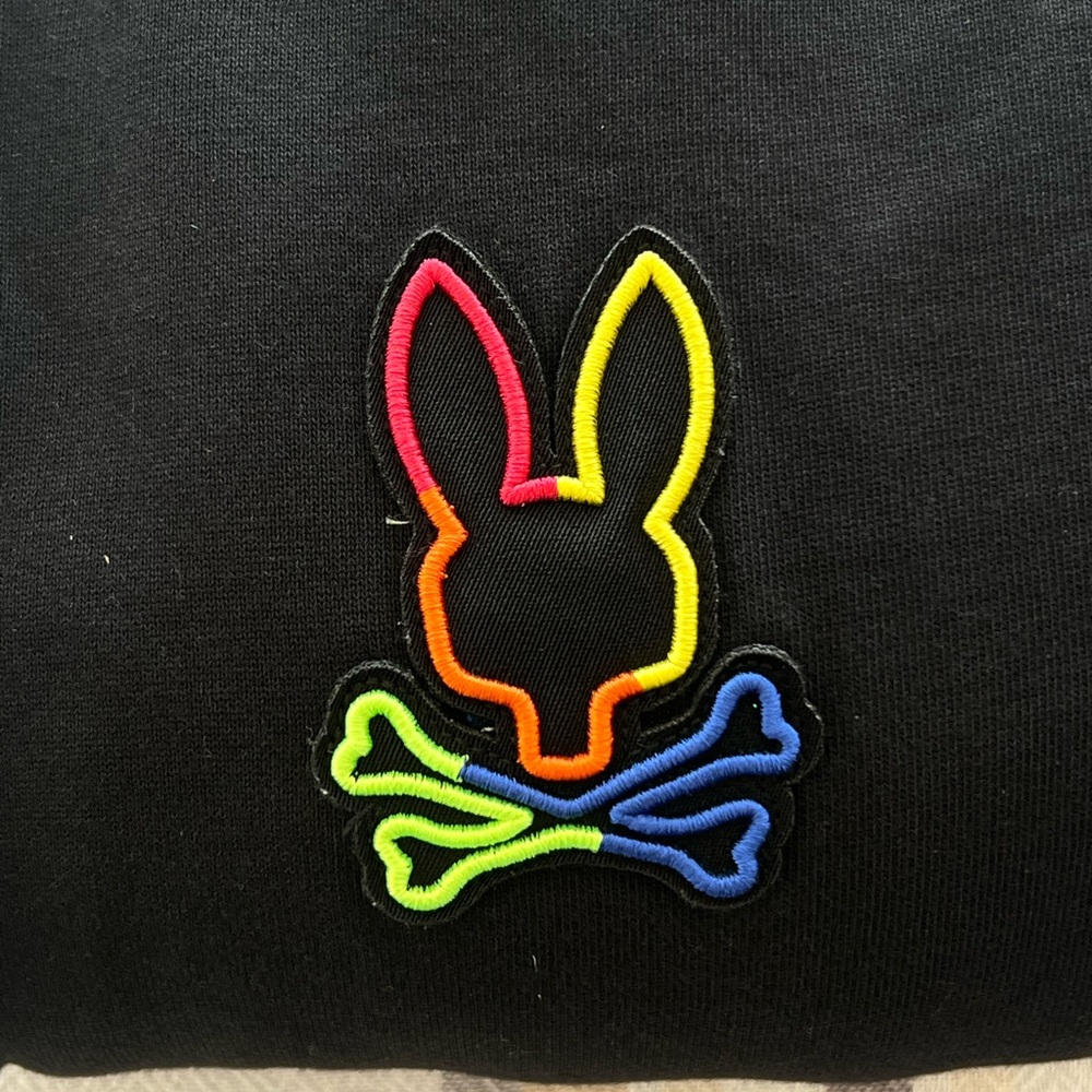 Kids Psycho Bunny Zip Up hoodie Sz M 10/12 - Picture 4 of 4
